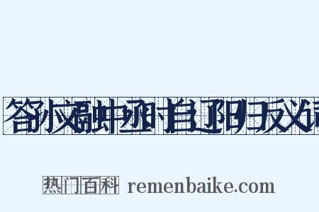答孙文融中丞时自辽阳归反义词是什么意思的图片